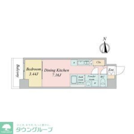 ArtizA金山の物件間取画像